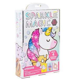 Horizon Sparkle Magic 3D Sparkling Unicorn mosaics, makes 4 NEW in box
